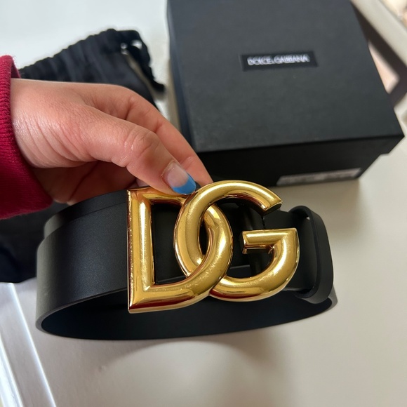 Dolce & Gabbana DG Logo Buckle Belt - Picture 2 of 5